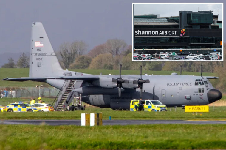 lunatic-reportedly-attacks-us-war-plane-with-hatchet-at-ireland-airport,-extensively-damaging-$75m-craft