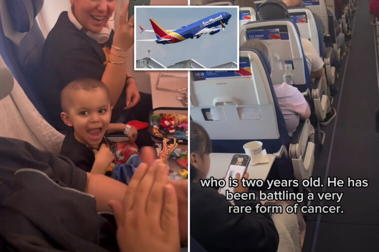 southwest-airlines-crew-surprises-2-year-old-cancer-patient-with-emotional-tribute-on-final-trip:-‘so-very-proud-of-you’