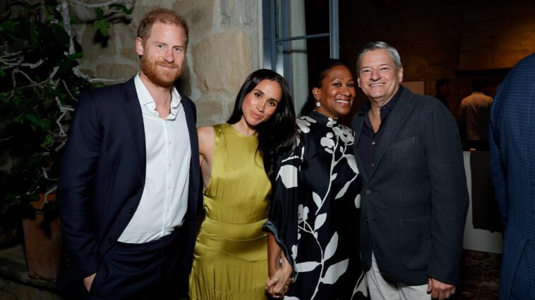 meghan-markle,-prince-harry-attend-event-at-netflix-ceo’s-home-after-streamer-cuts-ties-with-her-brand