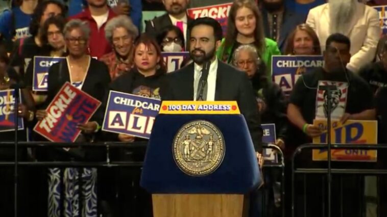 nyc-mayor-touts-‘socialist’-wins-in-first-100-days-alongside-bernie-sanders