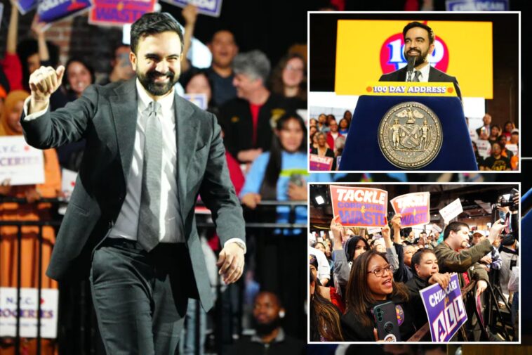 zohran-mamdani-pats-himself-on-the-back-with-100-days-bash,-speech-as-critics-call-it-‘massive-insecurity’