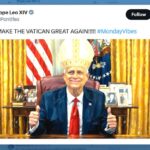 blasphemy:-pope-leo-shares-ai-picture-depicting-himself-as-donald-trump