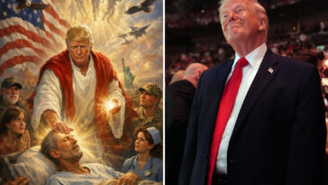 trump-posts,-then-deletes-ai-image-of-himself-as-jesus-like-figure,-sparking-blasphemy-accusations