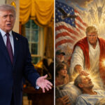 trump-reveals-why-he-deleted-ai-post-of-himself-as-jesus-like-figure-—-and-takes-shot-at-conservative-activist-riley-gaines