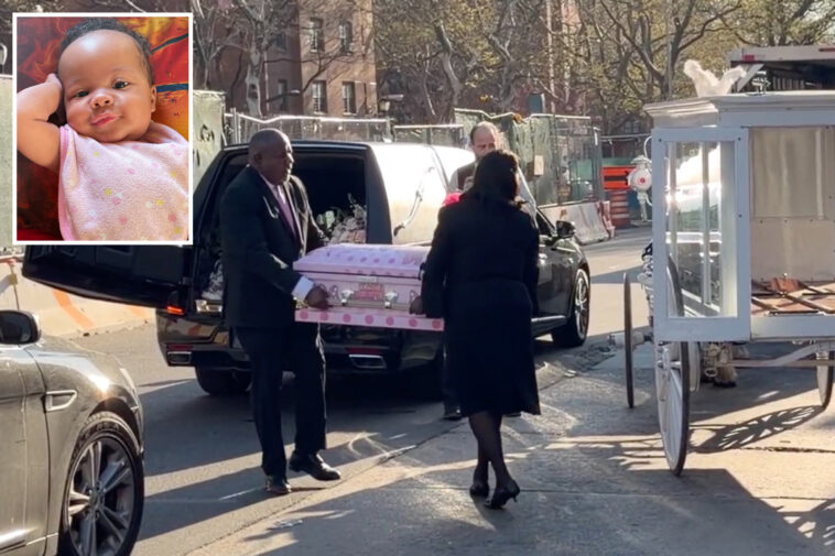 7-month-old-nyc-girl-killed-by-stray-bullet-arrives-at-funeral-in-tiny-minnie-mouse-casket-in-carriage-pulled-by-white-horse