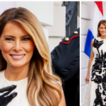 fashion-notes:-melania-trump-welcomes-dutch-royals-in-erdem-cocktail-dress