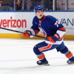 islanders’-victor-eklund-gets-first-point-in-nhl-debut-on-bo-horvat’s-300th-goal