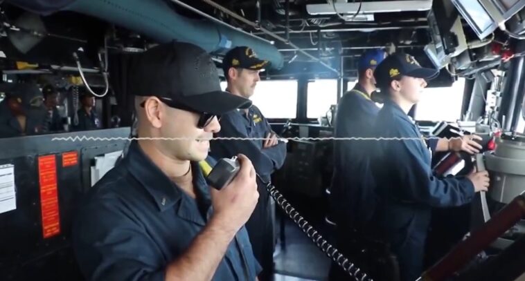 listen:-us-military-releases-audio-of-us-naval-vessels-on-patrol-in-the-gulf-of-oman,-warning-other-vessels-amid-blockade-–-“we-will-use-force”