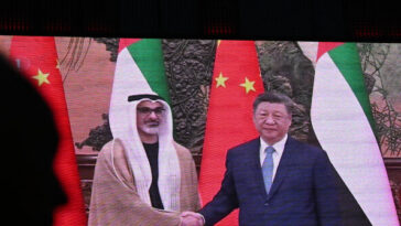 china-welcomes-uae-crown-prince,-straining-to-defend-its-middle-east-ties