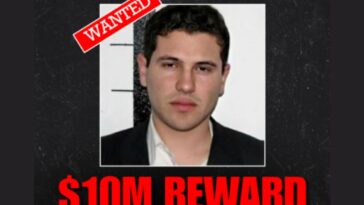 ice-offers-a-$10-million-reward-for-the-capture-of-ivan-archivaldo-guzman-salazar,-the-fugitive-leader-of-los-chapitos