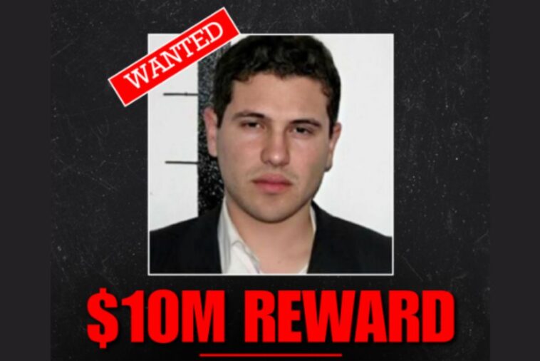 ice-offers-a-$10-million-reward-for-the-capture-of-ivan-archivaldo-guzman-salazar,-the-fugitive-leader-of-los-chapitos