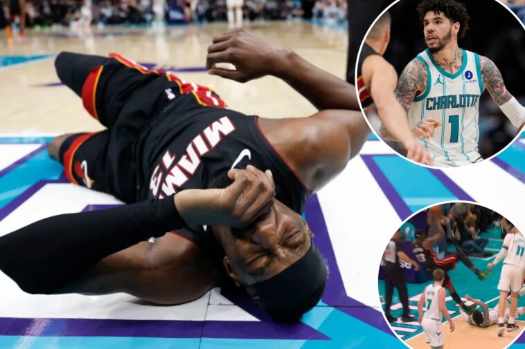 lamelo-ball-learns-punishment-from-nba-after-tripping-bam-adebayo:-‘reckless-contact’