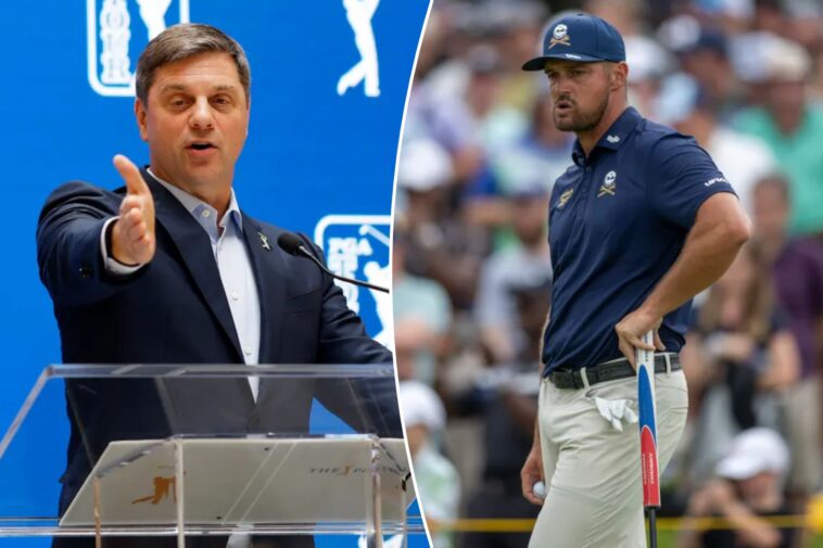 pga-tour-ceo-weighs-in-on-liv-golf-future-during-day-of-chaos:-‘whatever-makes-the-tour-better’