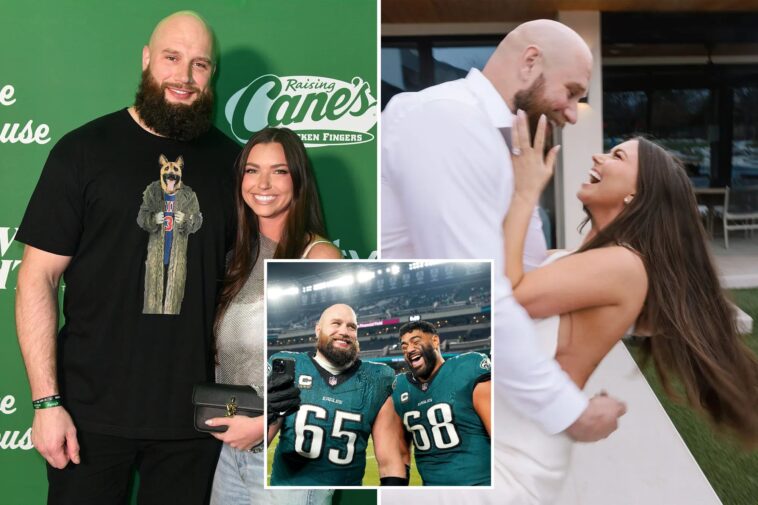 eagles-lineman-jordan-mailata-officiates-teammate-lane-johnson’s-wedding