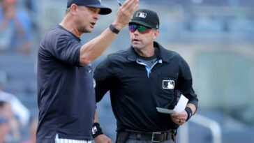 yankees’-aaron-boone-blasts-‘overly-sensitive’-umpiress-after-first-ejection-of-season