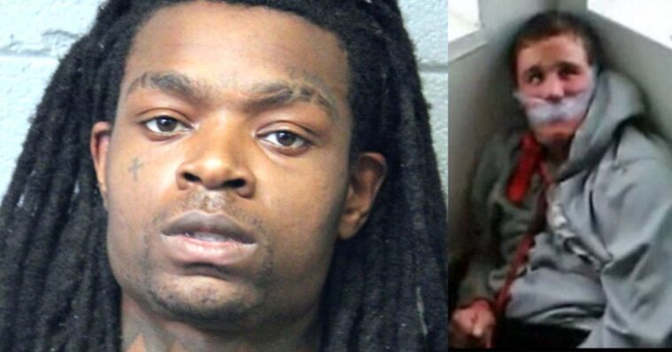 worthless-racist-chicago-thug-who-livestreamed-brutal-torture-of-disabled-white-teen-on-facebook-arrested-for-beating-and-mugging-white-cyclist-after-being-released-from-prison