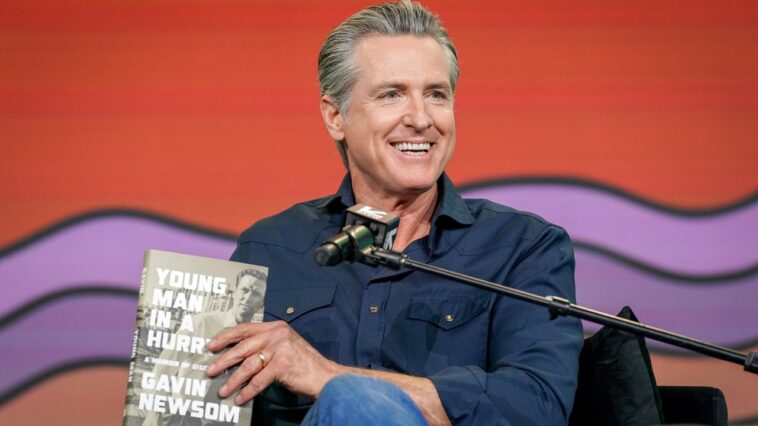 newsom-pac-bought-thousands-of-memoir-copies-about-his-hardships,-juicing-sales