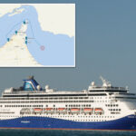 first-cruise-ship-sets-sail-through-strait-of-hormuz-after-weeks-long-closure-by-iranian-regime