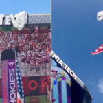 parachuter-slams-into-virginia-tech-scoreboard-—-jarring-crowd-and-delaying-football-game