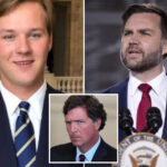 tucker-carlson’s-son-exits-jd-vance’s-press-team-amid-escalating-feud-between-dad,-trump