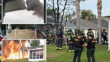 1-dead-after-small-plane-crashes-into-florida-yard-on-residential-block,-bursts-into-flames