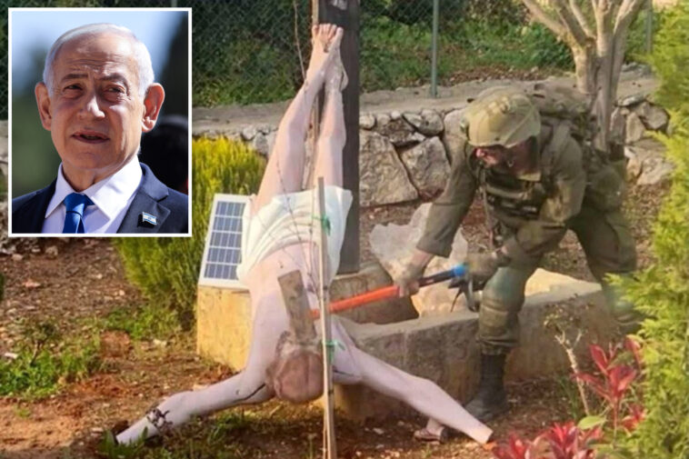 netanyahu-promises-‘harsh’-discipline-for-idf-soldier-caught-smashing-jesus-statue-in-lebanon