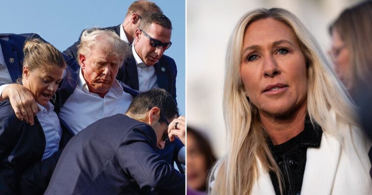 marjorie-taylor-greene-suggests-trump-staged-the-assassination-attempt-at-butler