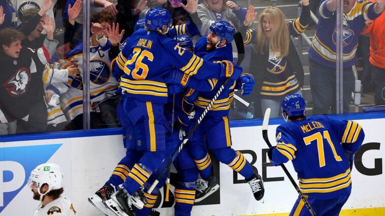 sabres-win-first-playoff-game-in-15-years-in-dramatic-fashion,-stun-bruins-with-epic-third-period-comeback