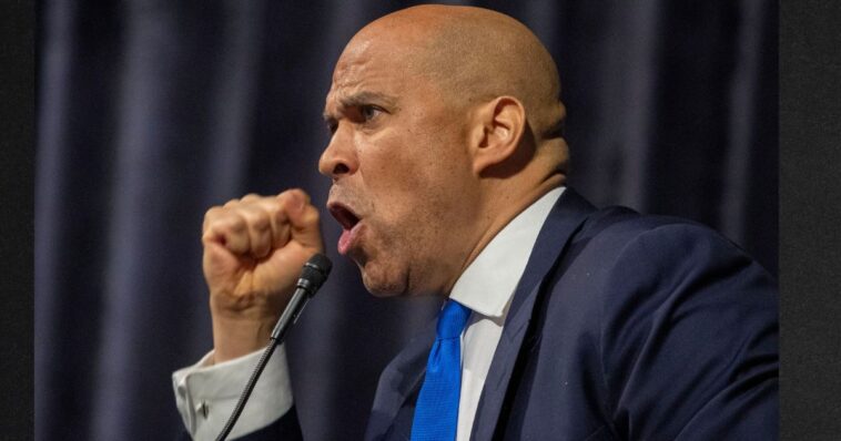 cory-booker-calls-for-‘foot-soldiers’-to-take-to-the-streets-to-‘stand-up’-against-‘darkness’-in-bizarre-rant