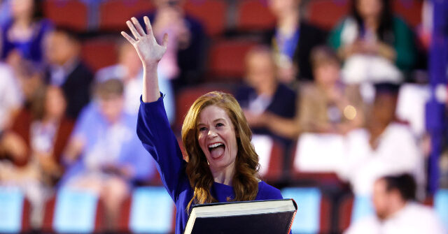 ‘cringe-then,-cringe-now’:-democrat-senate-candidate-mocked-for-over-the-top-convention-entrance