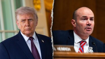 severed-trump-head-painting-displayed-at-utah-pride-event;-kids-invited-to-hit-mike-lee-pinata