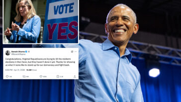obama-ripped-for-congratulating-virginia-for-‘standing-up-for-democracy’-after-gerrymander-vote:-‘what-a-farce’   