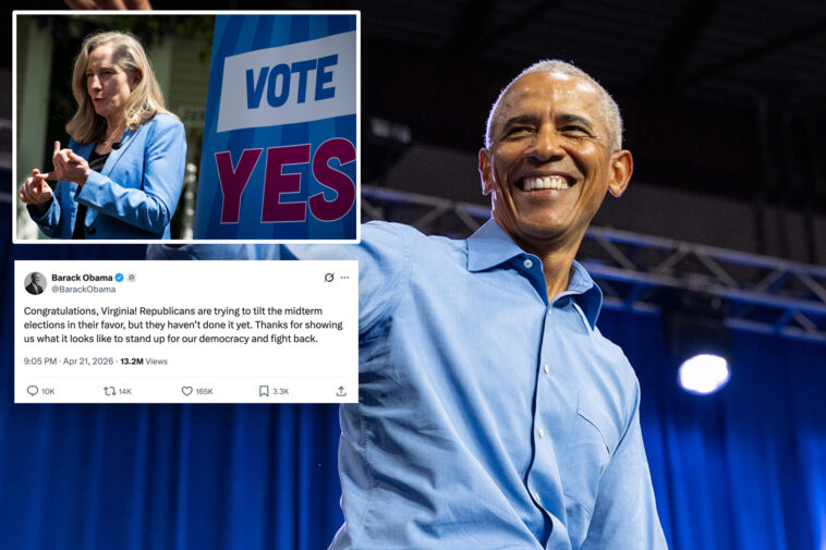 obama-ripped-for-congratulating-virginia-for-‘standing-up-for-democracy’-after-gerrymander-vote:-‘what-a-farce’   