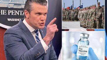hegseth-announces-end-to-military-flu-vaccine-requirement:-‘we-will-not-force-you’