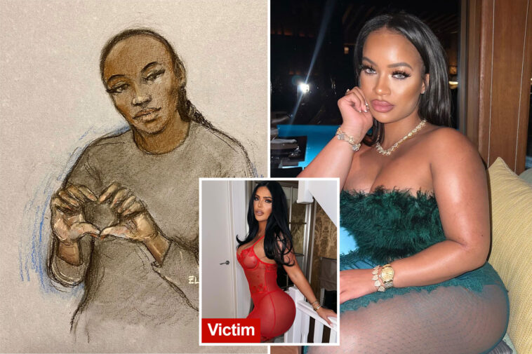 influencer-accused-of-running-down-rival-makes-heart-sign-during-attempted-murder-trial