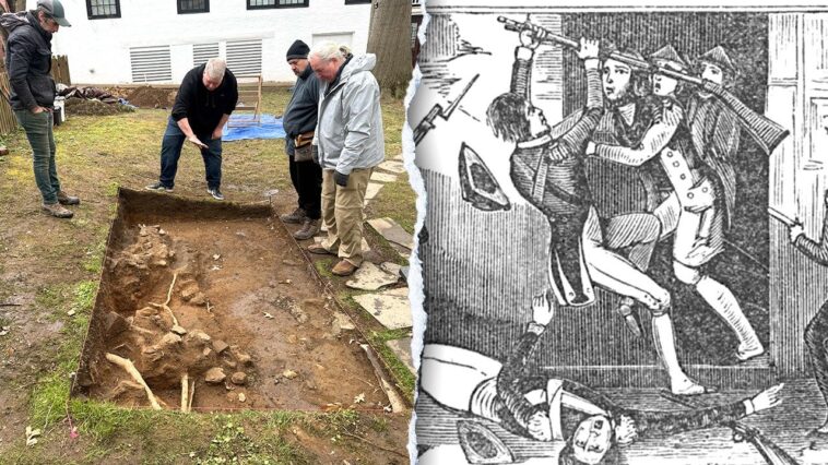 revolutionary-war-artifacts-unearthed-at-site-of-infamous-colonial-american-heist:-‘very-surprised’
