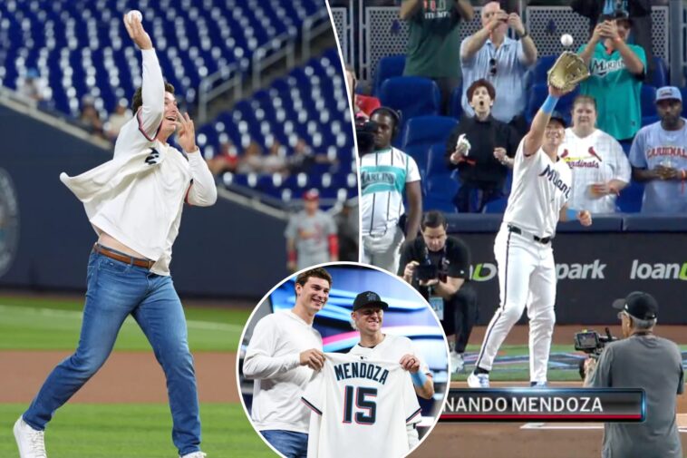 fernando-mendoza’s-ceremonial-pitch-might-be-the-first-red-flag-from-projected-no.-1-2026-nfl-draft-pick