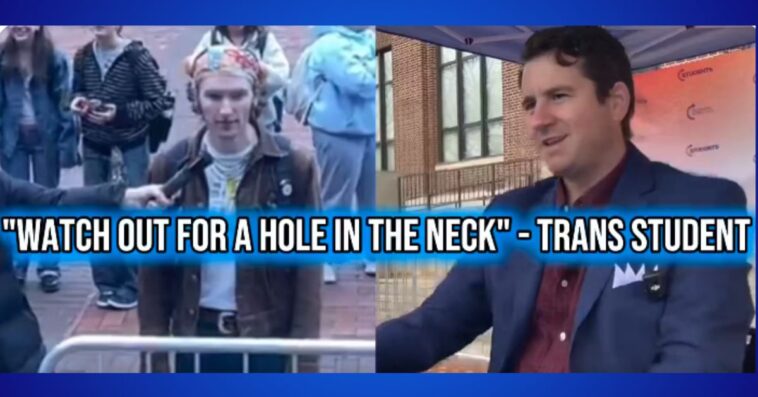watch:-deranged-‘transgender’-student-at-university-of-michigan-tells-right-wing-comedian-alex-stein-to-‘watch-out-for-a-hole-in-the-neck!’-during-tpusa-campus-event
