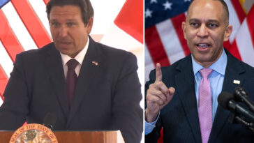 desantis-says-he’s-taking-up-jeffries’-invitation-to-‘f-around-and-find-out’-on-florida-redistricting-effort