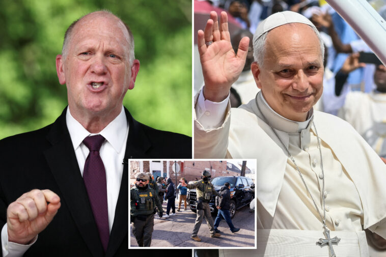 border-czar-tom-homan-invites-pope-leo-to-join-ice-ride-along:-‘something-they-don’t-understand’