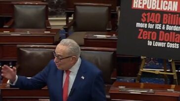 trump-blasts-chuck-schumer-for-declaring-‘nobody-respects-border-patrol-or-ice’-—-‘he-must-immediately-apologize-to-these-great-patriots,-and-i-mean-now!’