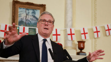 st.-george’s-day:-starmer-uses-england’s-national-day-to-lash-out-at-‘plastic-patriots’,-doesn’t-mention-england