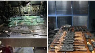 rpg-launcher-tube,-rifles-hidden-in-lexus-headed-to-mexico-seized-at-arizona-border