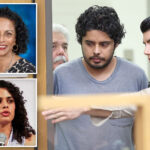accused-burbank-slasher’s-eerie-stare-in-court-after-stabbing-famed-oprah-activist-and-killing-her-mom