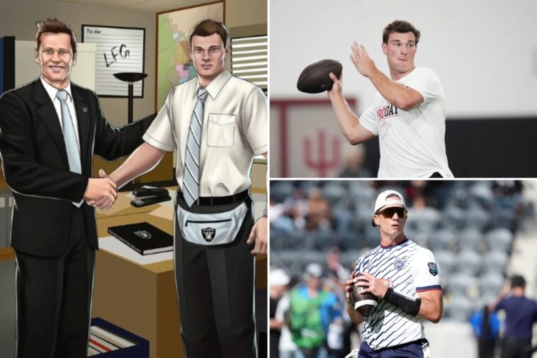 tom-brady’s-‘office’-themed-reaction-to-raiders-taking-fernando-mendoza-in-2026-nfl-draft