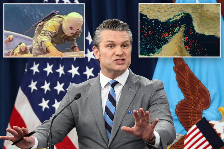 hegseth-warns-iran-laying-mines-violates-cease-fire,-won’t-deny-report-it-could-take-six-months-to-clear-the-strait-of-hormuz