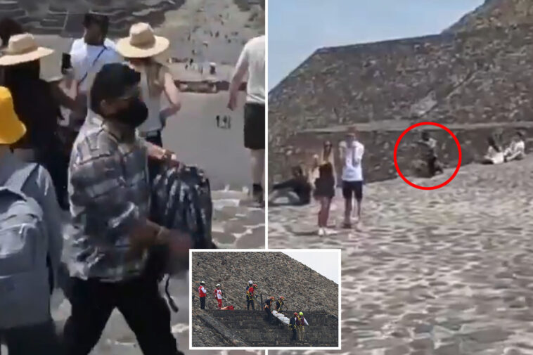 mexican-pyramid-shooter-caught-on-video-calmly-setting-up-gun,-shooting-as-shocked-tourists-flee