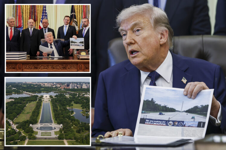 trump-pledges-to-clean-up-‘filthy’-lincoln-memorial-reflecting-pool-and-turn-it-‘american-flag-blue’