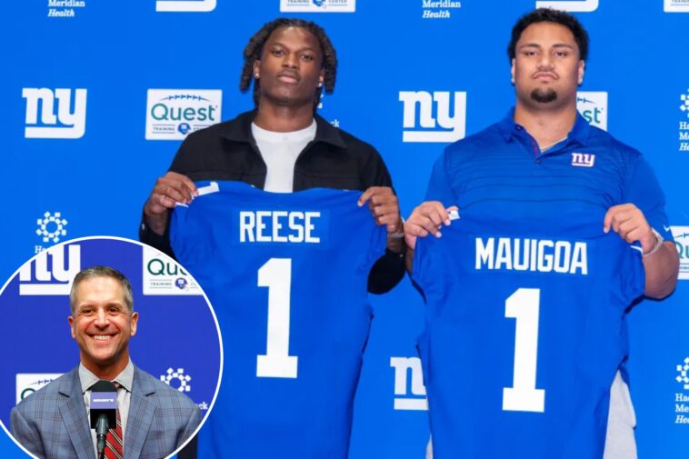arvell-reese-and-francis-mauigoa-more-than-a-pleasant-giants-draft-surprise-for-john-harbaugh
