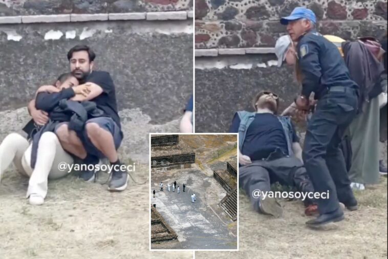 ‘please-don’t-die’:-chilling-video-shows-tourists-rushing-to-aid-shooting-victim-atop-ancient-mexican-pyramid